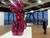 Jeff Koons' Retrospective in Centre Pompidou, Paris with the iconic "Balloon Dog", 1994-2000
