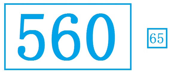 560 and 65