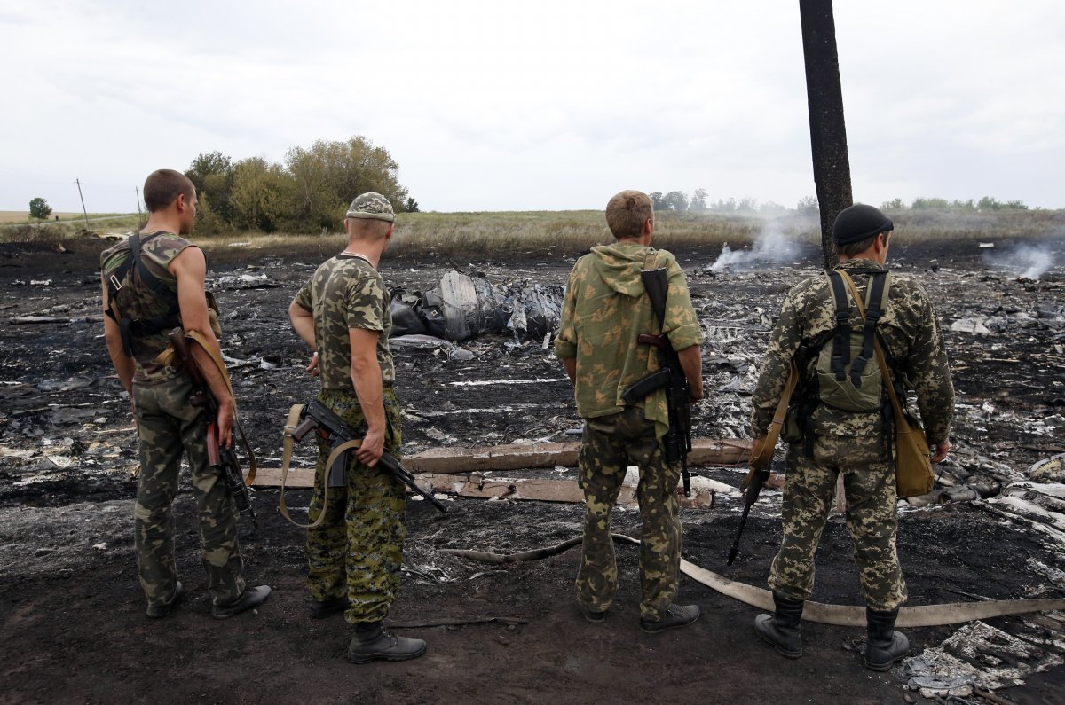 Ukraine wreckage of Malaysian plane