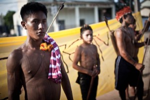 Munduruku indians occupy Brazil government building