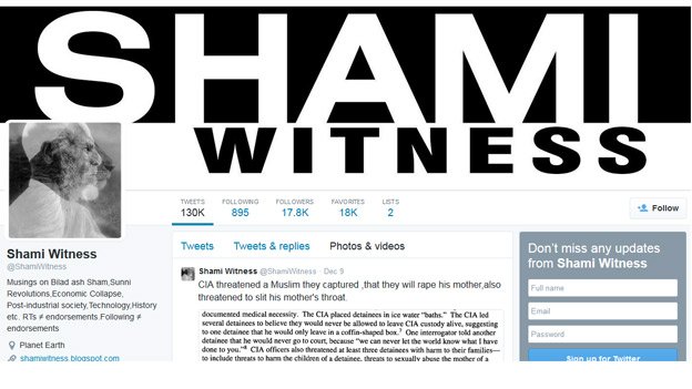 Channel 4 report leads to arrest of twitter user @ShamiWitness