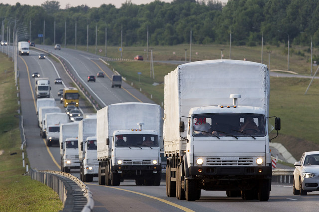 Russia sending 60-truck humanitarian aid convoy to pro-Russian region of Moldova
