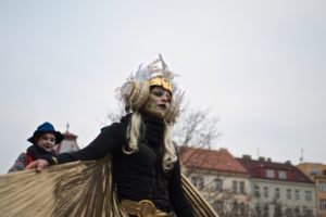 The Carnival parade in Žižkov, Prague