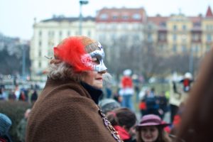 The Carnival parade in Žižkov, Prague