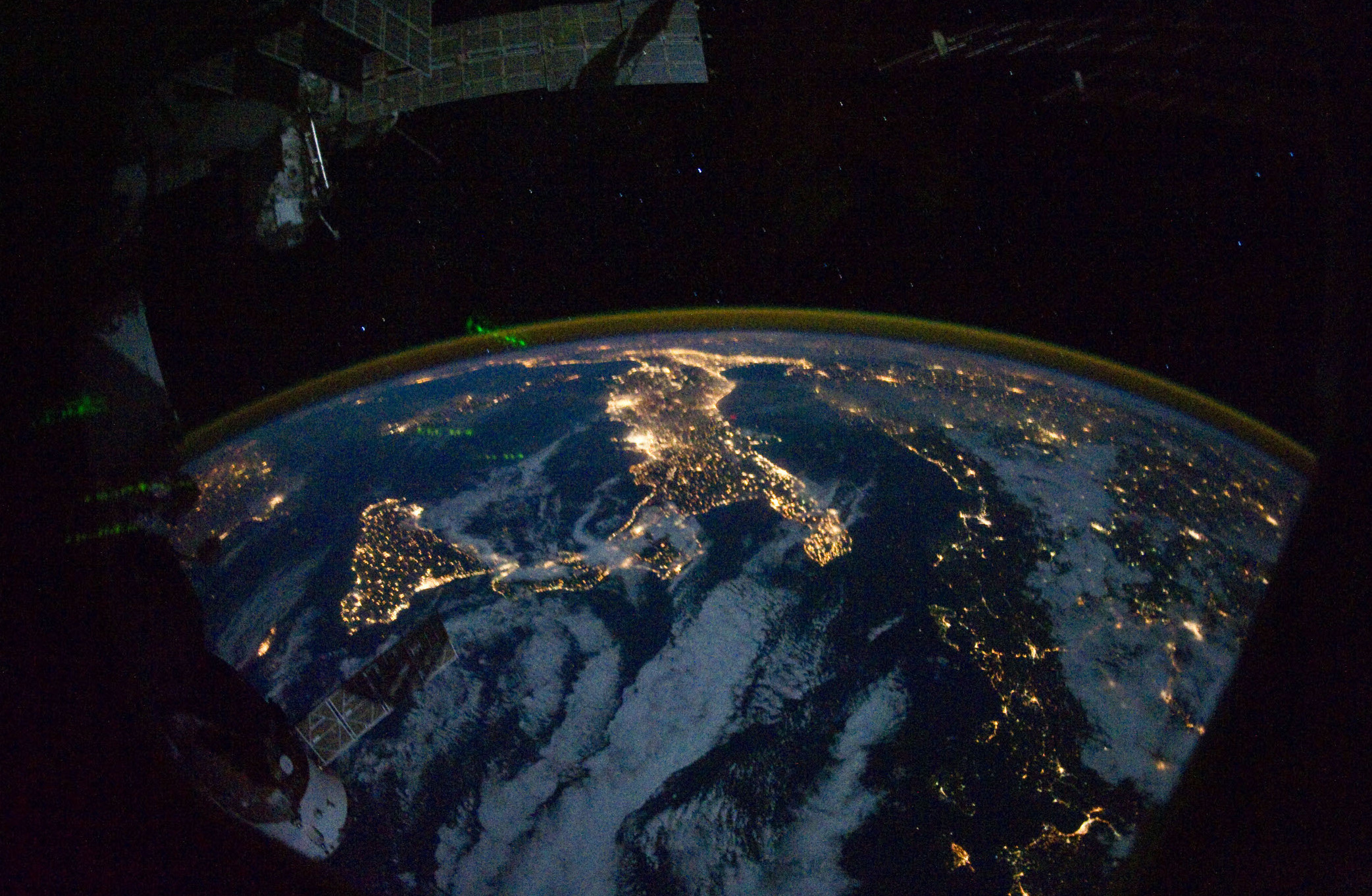 view from iss